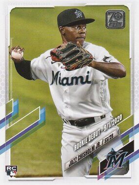 Jazz Chisholm Jr. - 2021 Topps 70th Anniversary Update Series Rookie Card